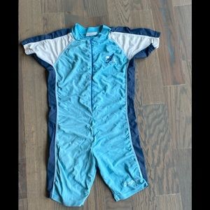 SunBusters boy one piece rash guard size 6-7 y old